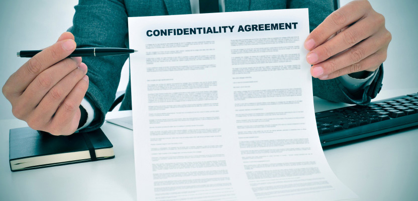 Terms to be included in a confidentiality agreement
