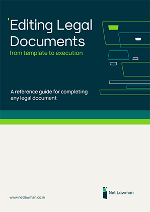 Front cover of the guide to editing legal documents